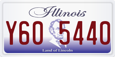 IL license plate Y605440