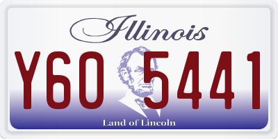 IL license plate Y605441