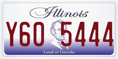 IL license plate Y605444