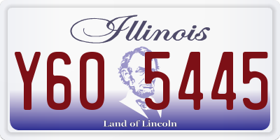 IL license plate Y605445