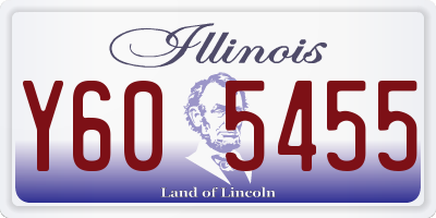 IL license plate Y605455