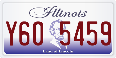 IL license plate Y605459
