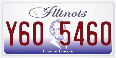 IL license plate Y605460