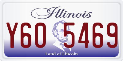 IL license plate Y605469