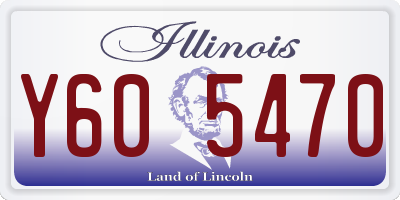 IL license plate Y605470
