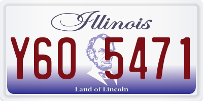 IL license plate Y605471