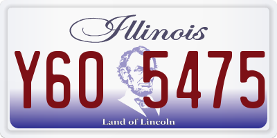 IL license plate Y605475