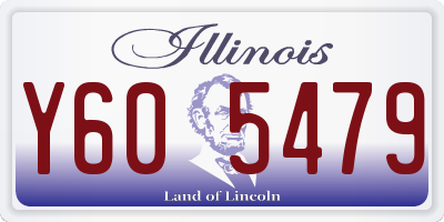 IL license plate Y605479