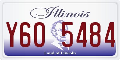 IL license plate Y605484