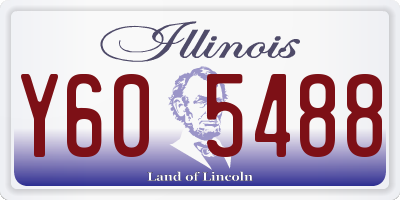 IL license plate Y605488