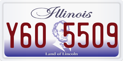 IL license plate Y605509