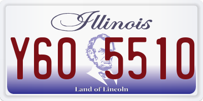IL license plate Y605510