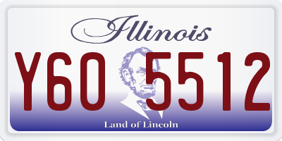 IL license plate Y605512