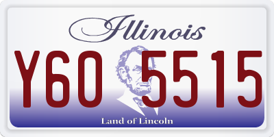 IL license plate Y605515