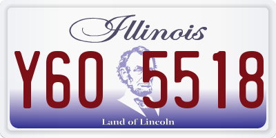 IL license plate Y605518