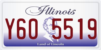 IL license plate Y605519