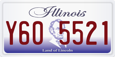 IL license plate Y605521
