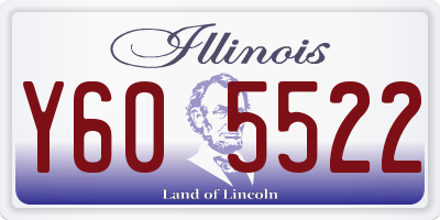 IL license plate Y605522