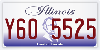 IL license plate Y605525
