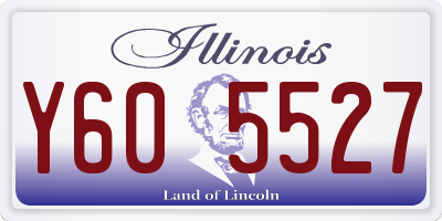 IL license plate Y605527
