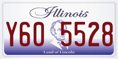 IL license plate Y605528