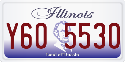 IL license plate Y605530