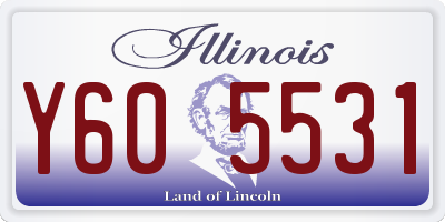 IL license plate Y605531