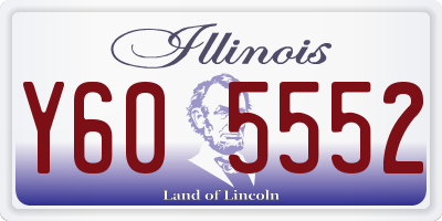 IL license plate Y605552