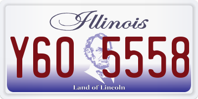 IL license plate Y605558