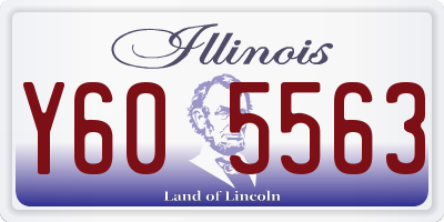 IL license plate Y605563