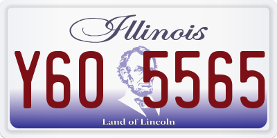 IL license plate Y605565