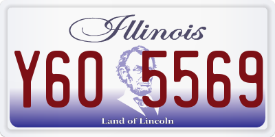 IL license plate Y605569