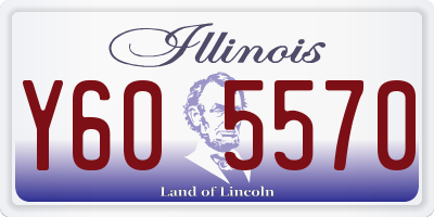 IL license plate Y605570