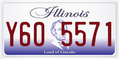 IL license plate Y605571