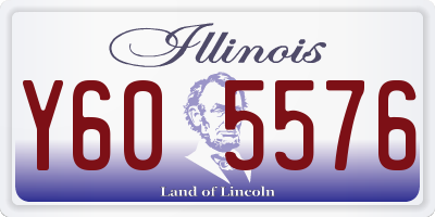 IL license plate Y605576