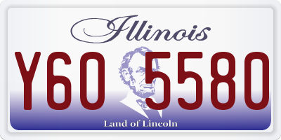 IL license plate Y605580
