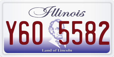 IL license plate Y605582