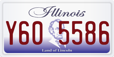 IL license plate Y605586