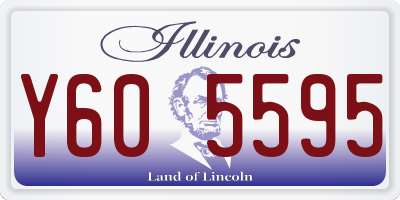 IL license plate Y605595