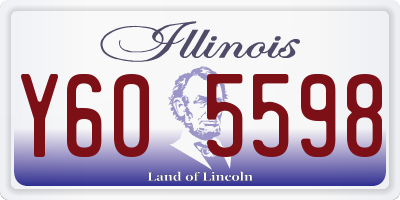IL license plate Y605598
