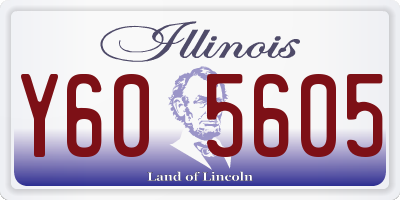 IL license plate Y605605