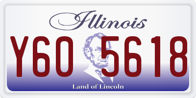 IL license plate Y605618