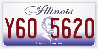 IL license plate Y605620