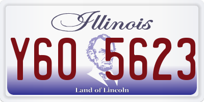 IL license plate Y605623