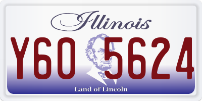 IL license plate Y605624