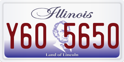IL license plate Y605650