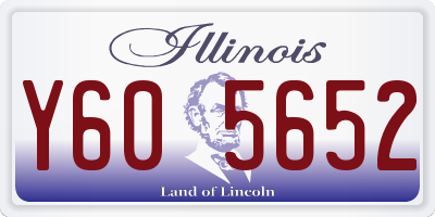 IL license plate Y605652