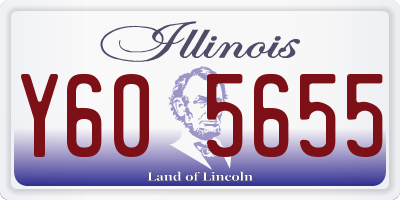 IL license plate Y605655