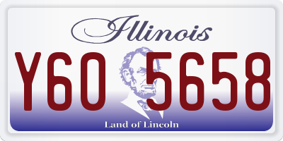 IL license plate Y605658