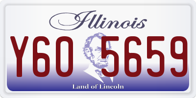 IL license plate Y605659